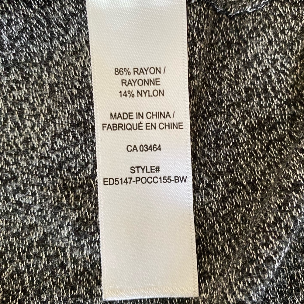😍3/$20  Ricki’s Plus Sz XXL Scoop Neck Salt & Pepper Knit Long Sleeve Sweater - Picture 7 of 7